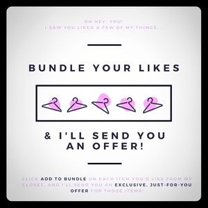 Like and Bundle for an extra special deal!